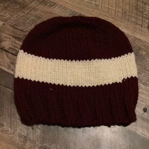 A knit hat, its pretty decent in winter and in the wind